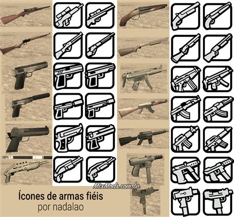 gta sa weapons show white|gta iii sa textures.